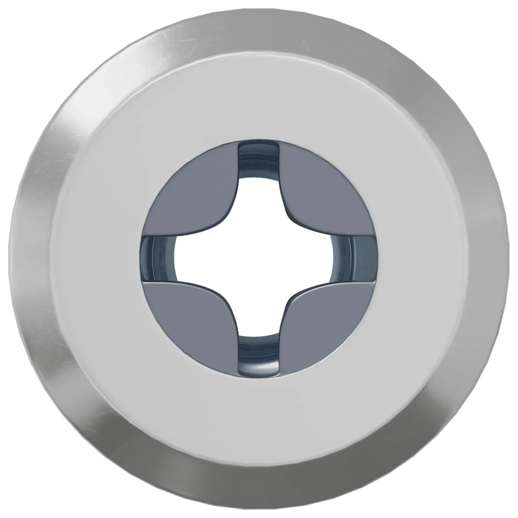 Dado a bloccaggio 2 pz Argento M6 x 25 mm Acciaio CFW4410498