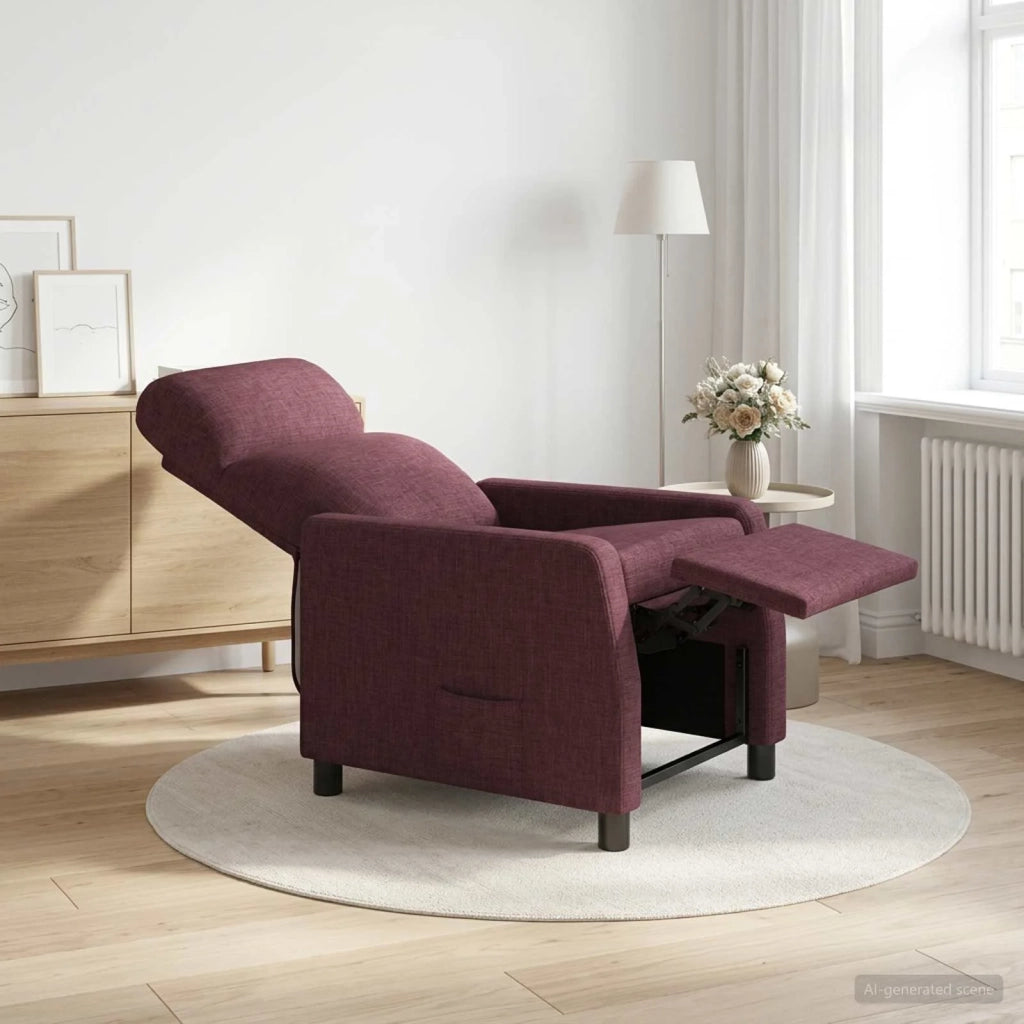Divano Sedia-Poltrona reclinabile Viola Tessuto 804748