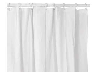 TENDA DOCCIA PVC BIANCA- - cm.240x200h. - 1 pezzi AGLAIA