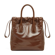 Borsa da donna vintage Song in pelle di vacchetta marrone