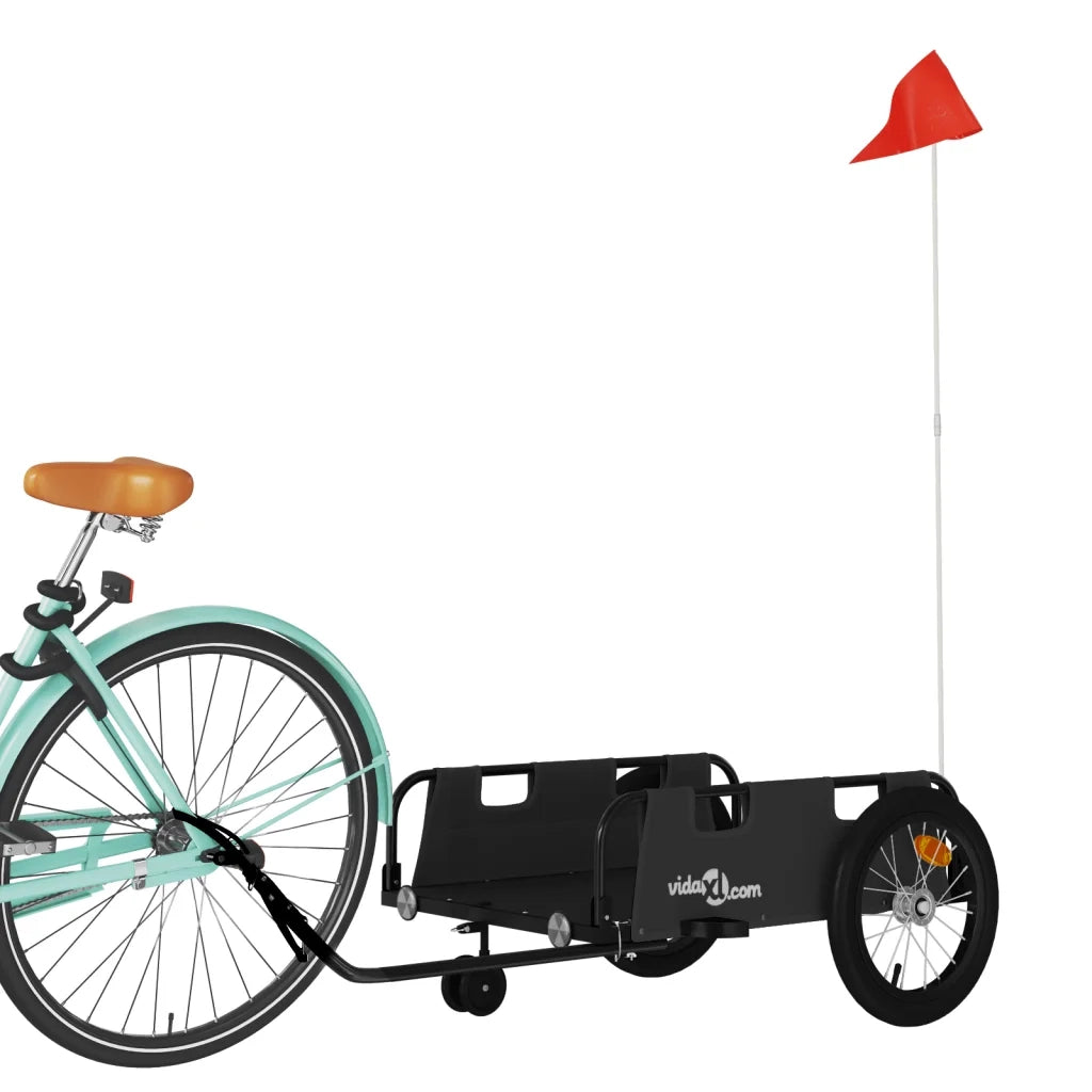 Rimorchio da Bici Nero Oxford e Ferro CFW9305849