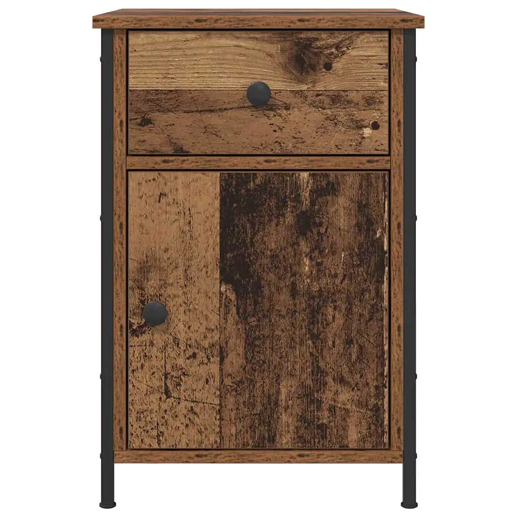 Armadio da Notte con cassetto Legno vecchio 40 x 42 x 60 cm 875780