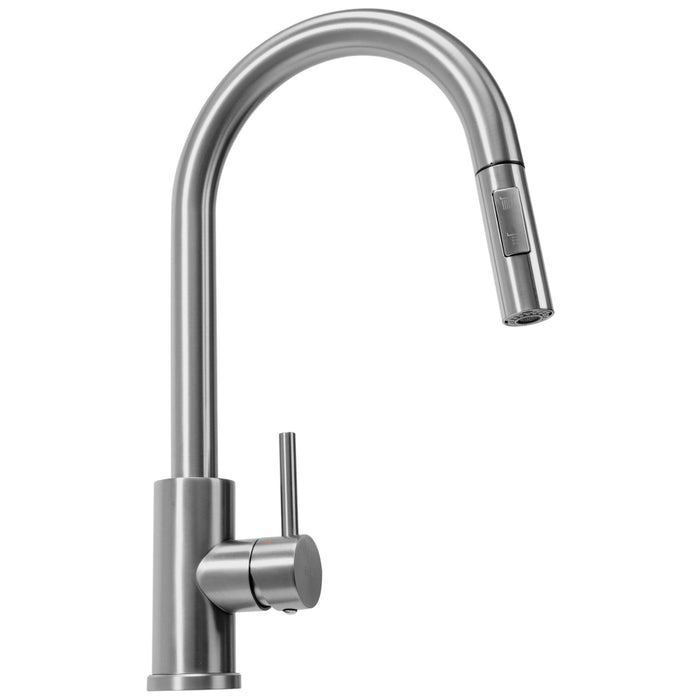 Rubinetto Da Cucina Rea Fresh Nickel Brush Inox