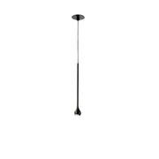 Lampada a Sospensione URSULA SP/I Nero - Sospensione ad Incasso Led 5W 3000K 255lm Fascio 24° Montatura in Alluminio IP20 - Gea Luce