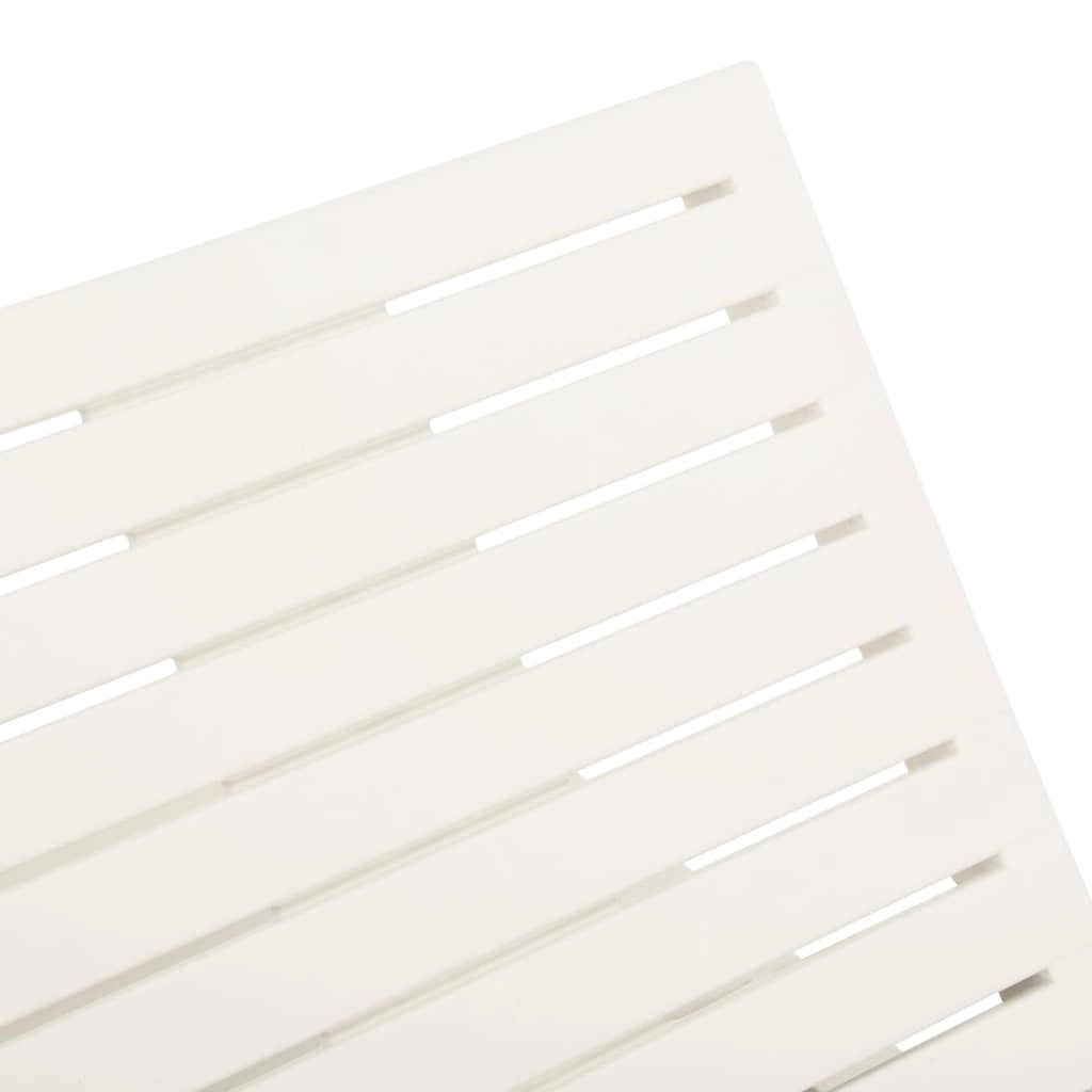 White Plastic Sun Lounger