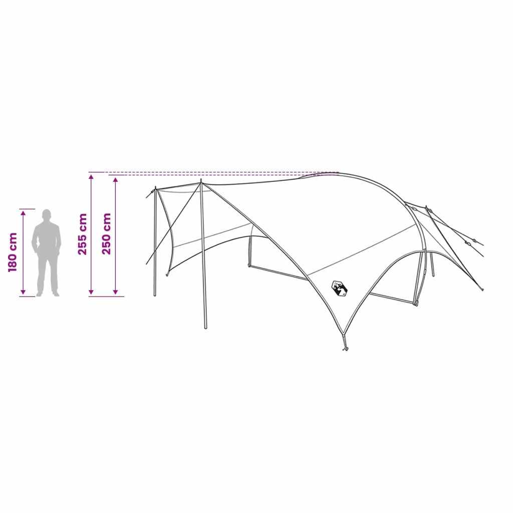 Telo da campeggio resistente all'acqua Blu 695 x 580 x 200 cm 42028596