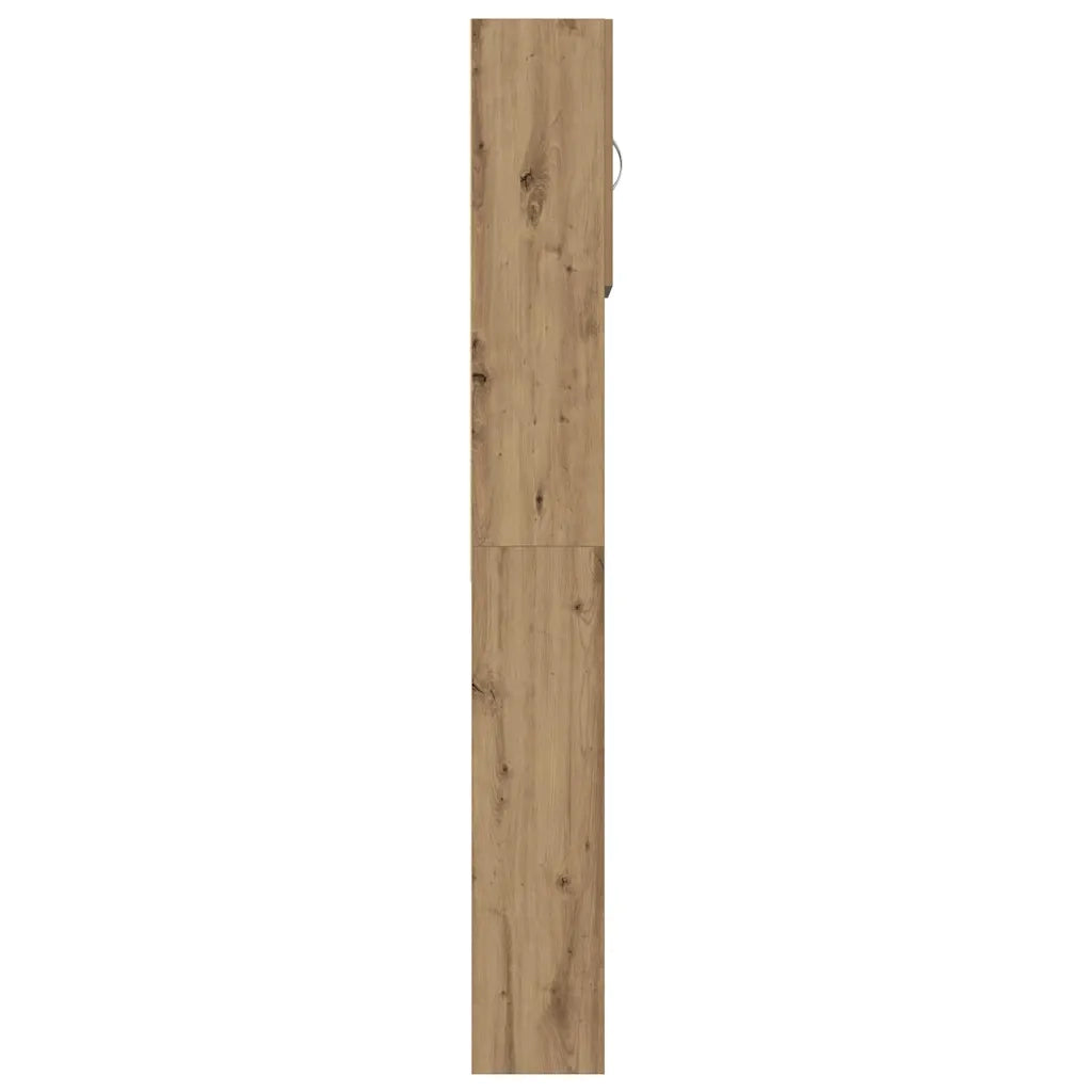 Mobile Lavatrice Rovere Artigianale 64x24x190 cm in Truciolato