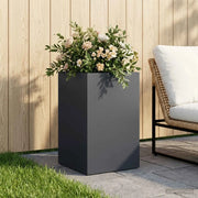 Vaso da giardino Antracite 30 x 30 x 50 cm 8005348