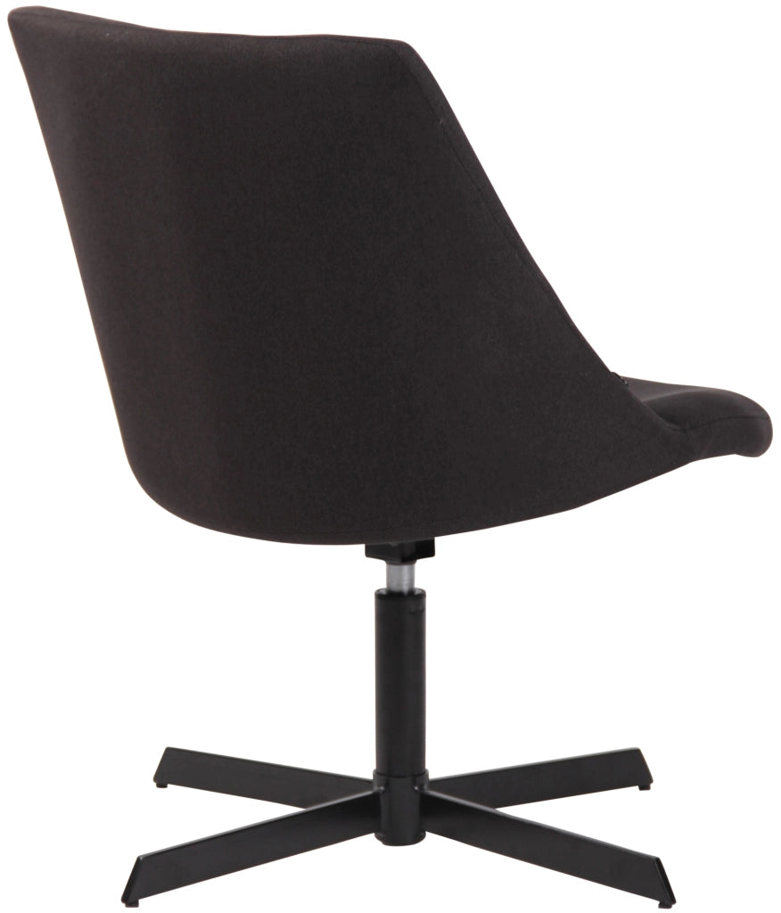 Sedia da Lounge Granby nero