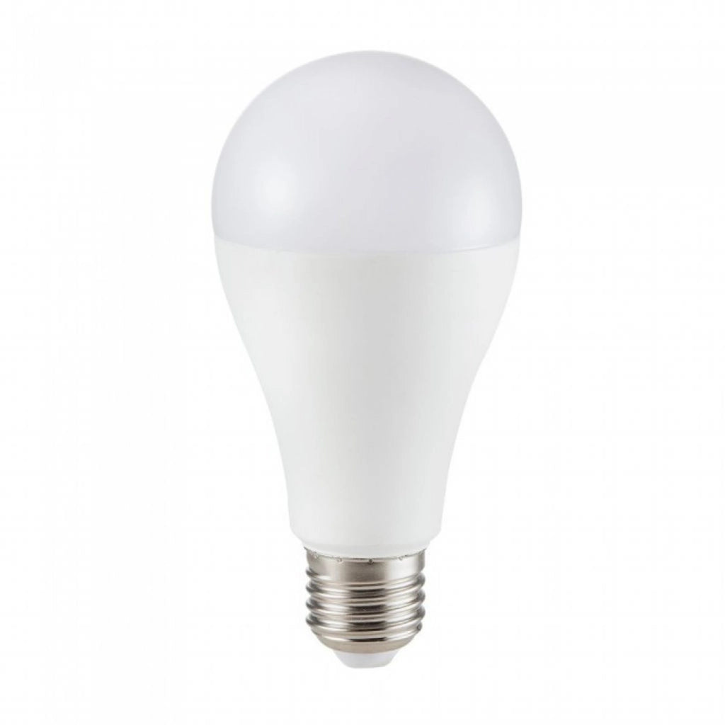Lampada Led E27 A65 17W Bianco Caldo 3000K Bulbo Sfera Chip Samsung Garanzia 5 Anni SKU-162