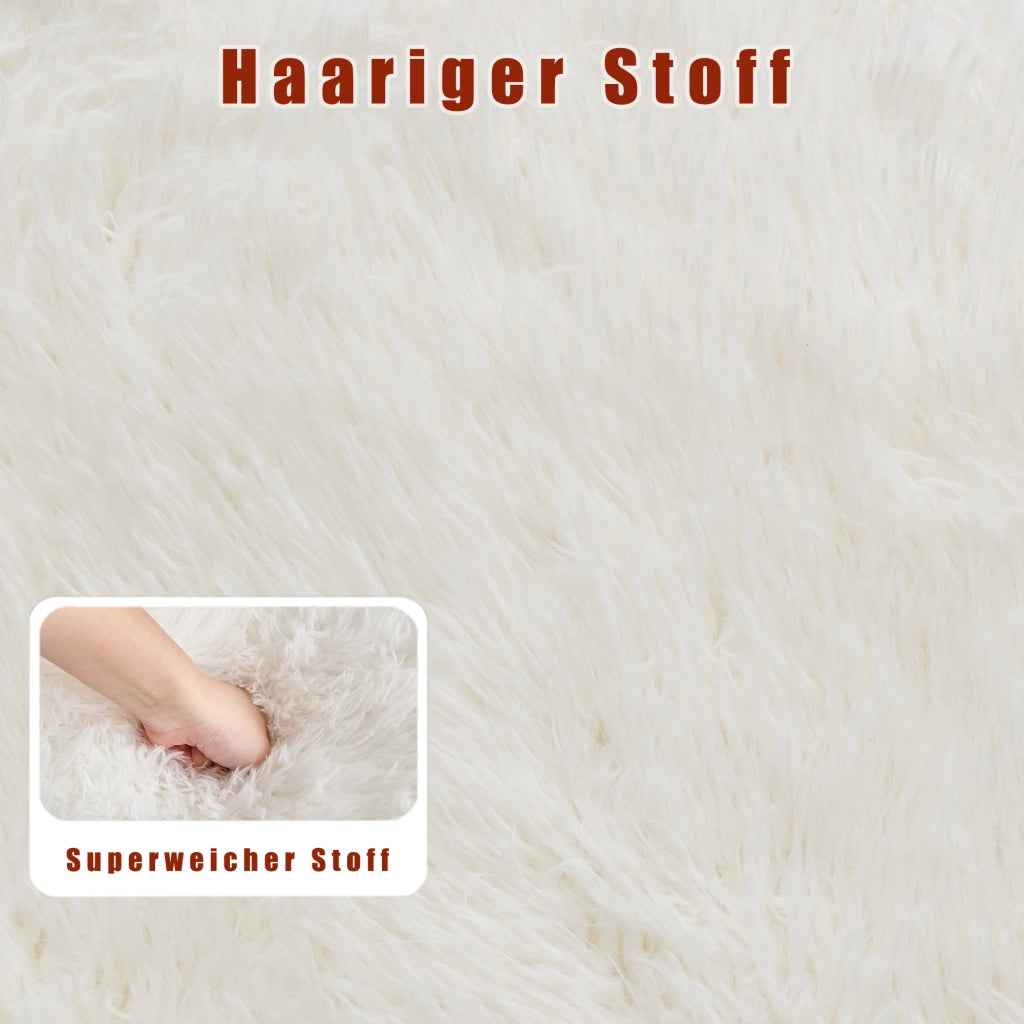 Poltrona relax da pavimento 1 posto con schienale regolabile, cuscino, in poliestere, beige
