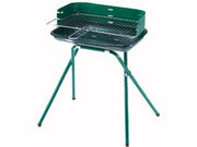 1pz barbecue rettangolare quattro gambe "colorado" - bracere cm.50x30 cod:ferx.fer79822
