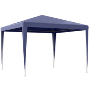 Tonnelle da giardino 3x3 m ¨C zephmum ¨C metallo, bache PE blu