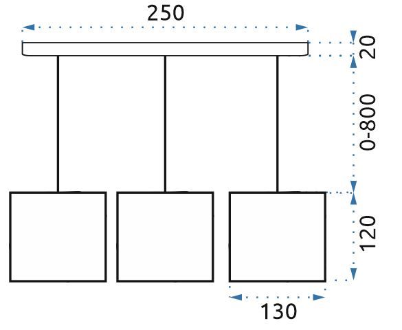 Lampada Da Soffitto Cristallo Argento APP510-3CPR