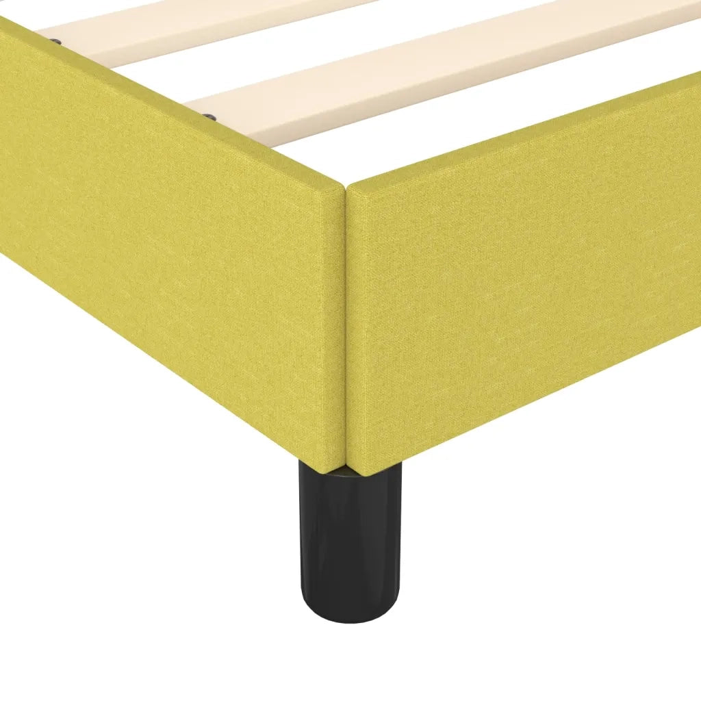 Giroletto senza Materasso Verde 200x200 cm in Tessuto