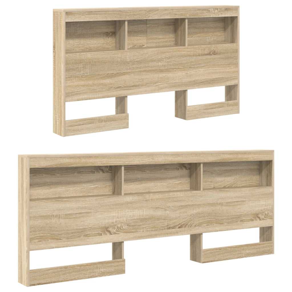 Letto a libreria Rovere Sonoma 160x200 cm Legno ingegnerizzato