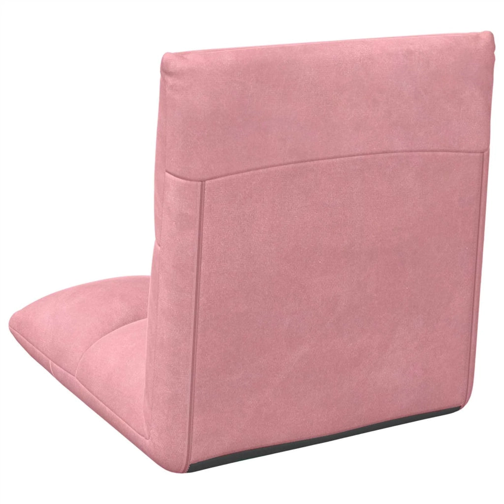 Sedia a pavimento regolabile Rosa Velluto