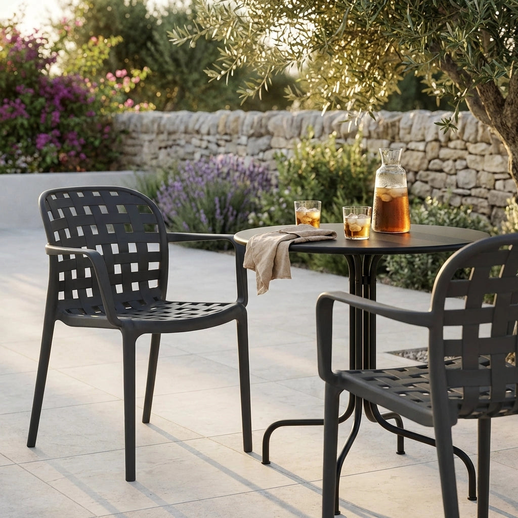 Poltrona da Giardino in Polipropilene cm 58x57 5x82 5 - JEN