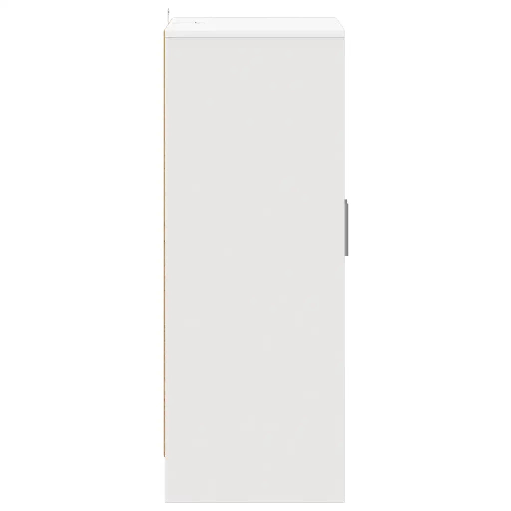 Scarpiera-Scaffale per scarpe Bianca 60x35x92 cm in Truciolato 606437