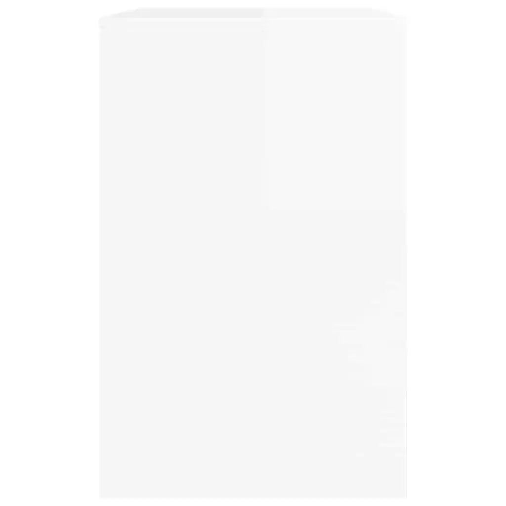 Scrivania Bianco Lucido 100 x 50 x 78 cm Legno ingegnerizzato