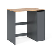 Mobile lavatrice Viktor Antracite/Rovere dorato 93.6 x 88.2 cm con 3 scomparti Vicco