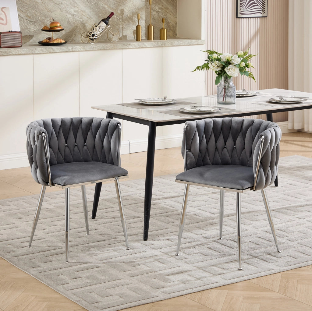 Sgabello da bar 66x44.5x52 cm con schienale basso in tessuto grigio