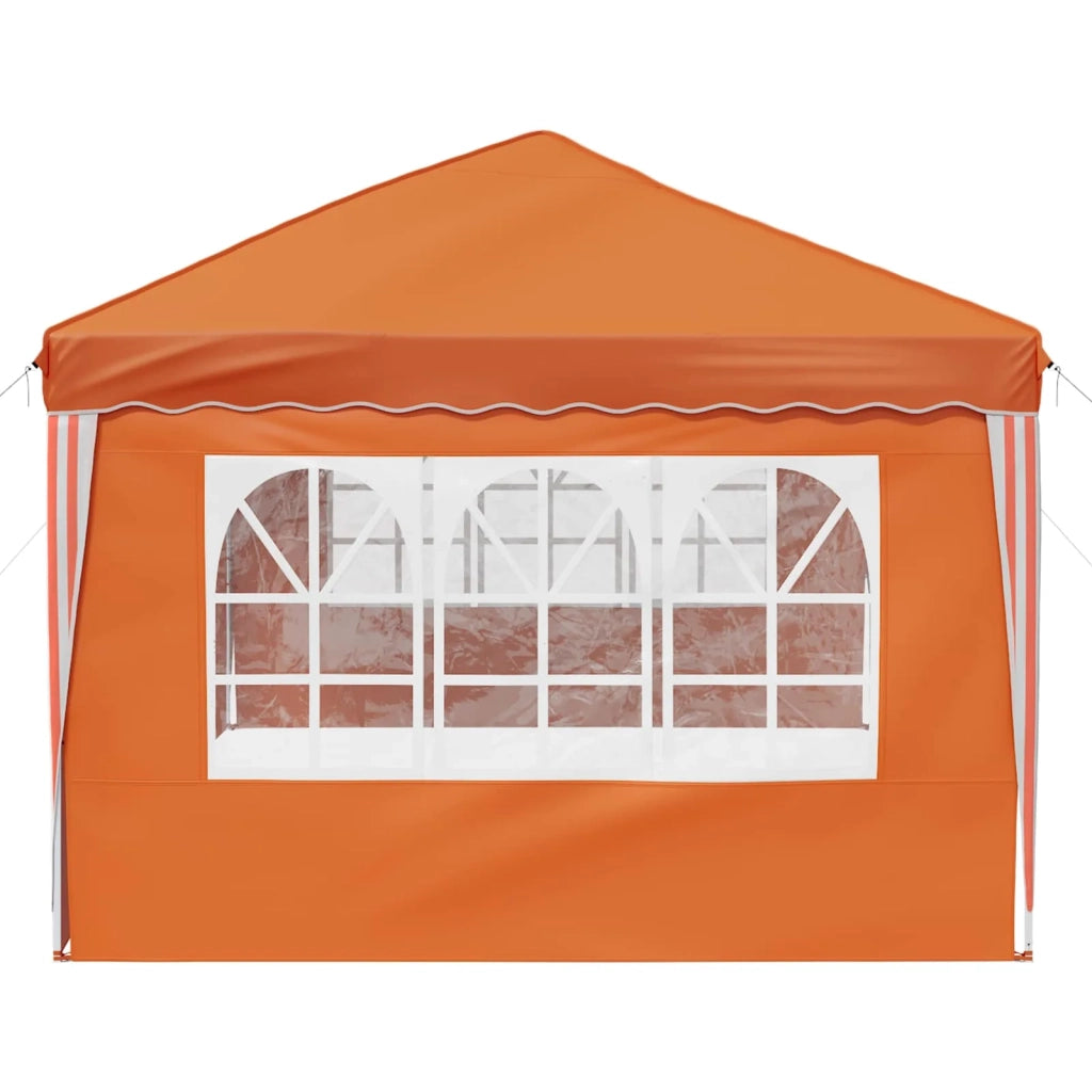 Tenda per feste a pop-up 575 x 289 x 245 cm Arancione 42019800