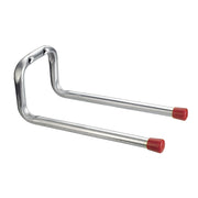 Gancio doppio a parete zincato 98 x 78 x 198 mm.