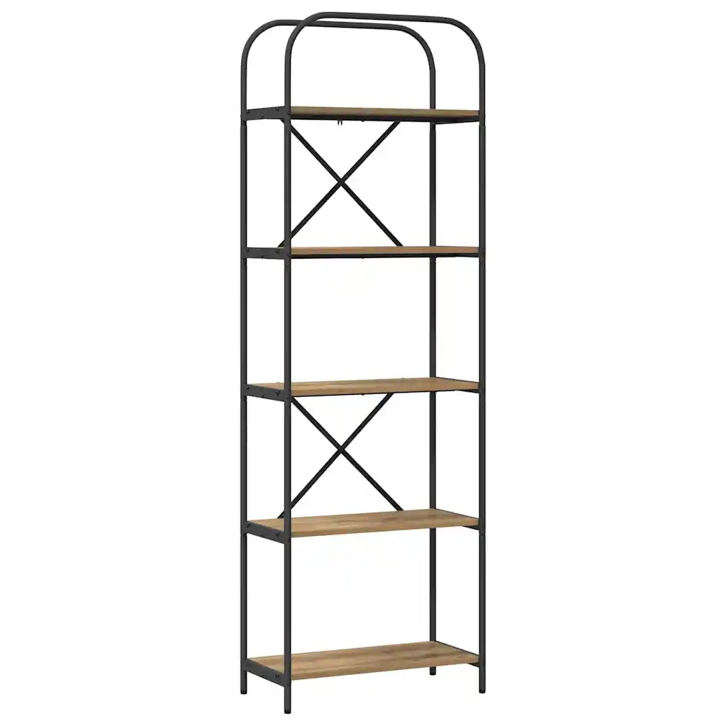 Libreria Rovere artigianale 60 x 30 x 183 cm Legno multistrato
