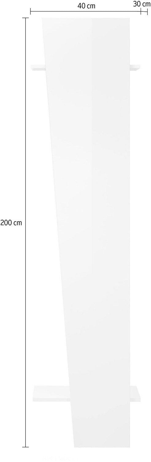 Appendiabito  50x30x200 cm Vega Bianco Lucido