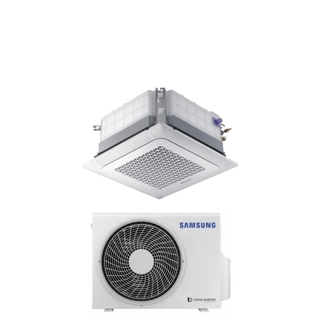 Condizionatore a Cassetta 4 Vie Samsung Mini Windfree 18000 Btu AC052RNNDKG R-32 Wi-Fi Optional con Pannello