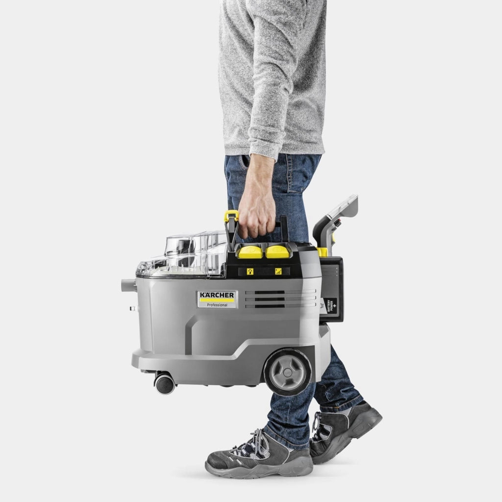 Kärcher 1.101-702.0 macchina per pulire il tappeto Camminare dietro Profondo Nero, Grigio, Giallo
