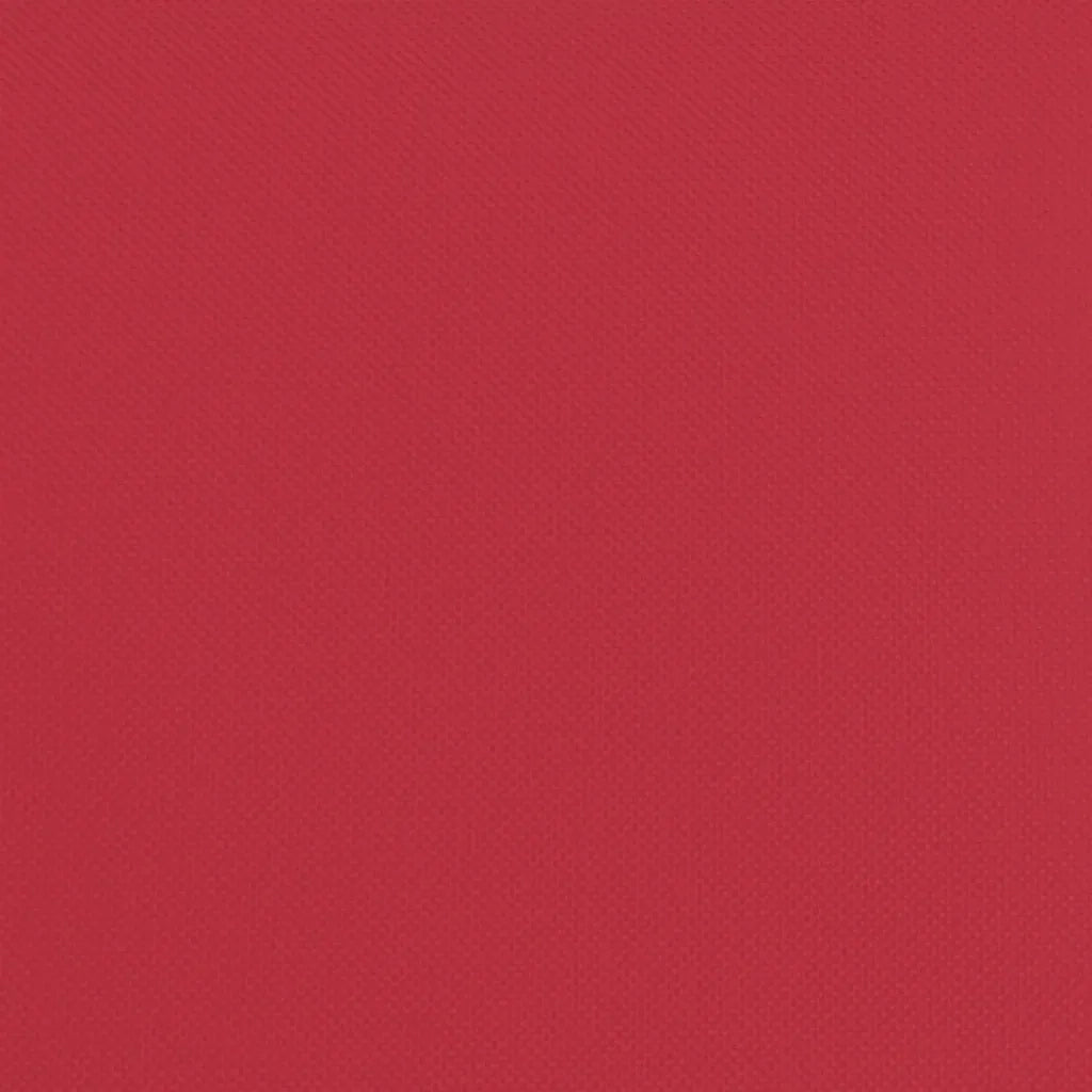 Lettino Prendisole Pieghevole Rosso in Tessuto Oxford e Acciaio 360177