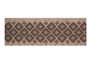 Tappeto Passatoia In Tessuto Jacquard Linea Emozioni Disegno Oasi Fango - 57x400 - Fango