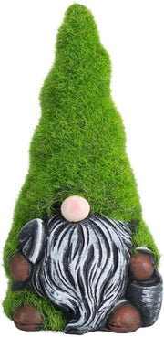 Giardino di coccodrillo con zappa e secchio | Figura decorativa per giardino, terrazzo e balcone | Interno ed esterno | Dimensioni: 185 cm alto 9 cm largo