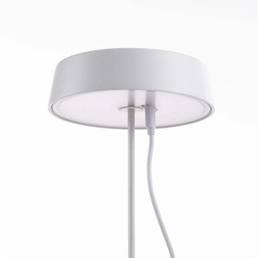 Lampada da tavolo ricaricabile NORRIS bianco
