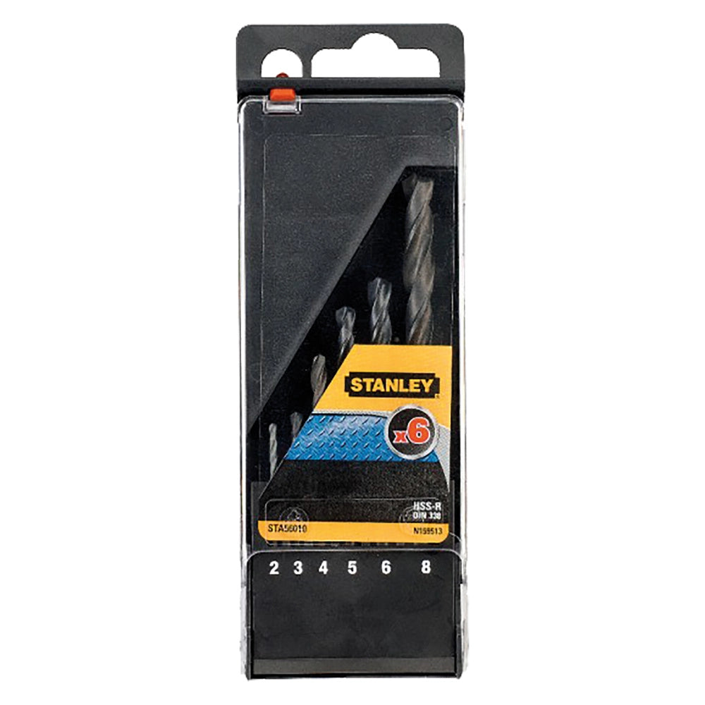 PUNTA PER METALLO HSS-R IN SET set 10 pz (da mm 1-10)  - STANLEY