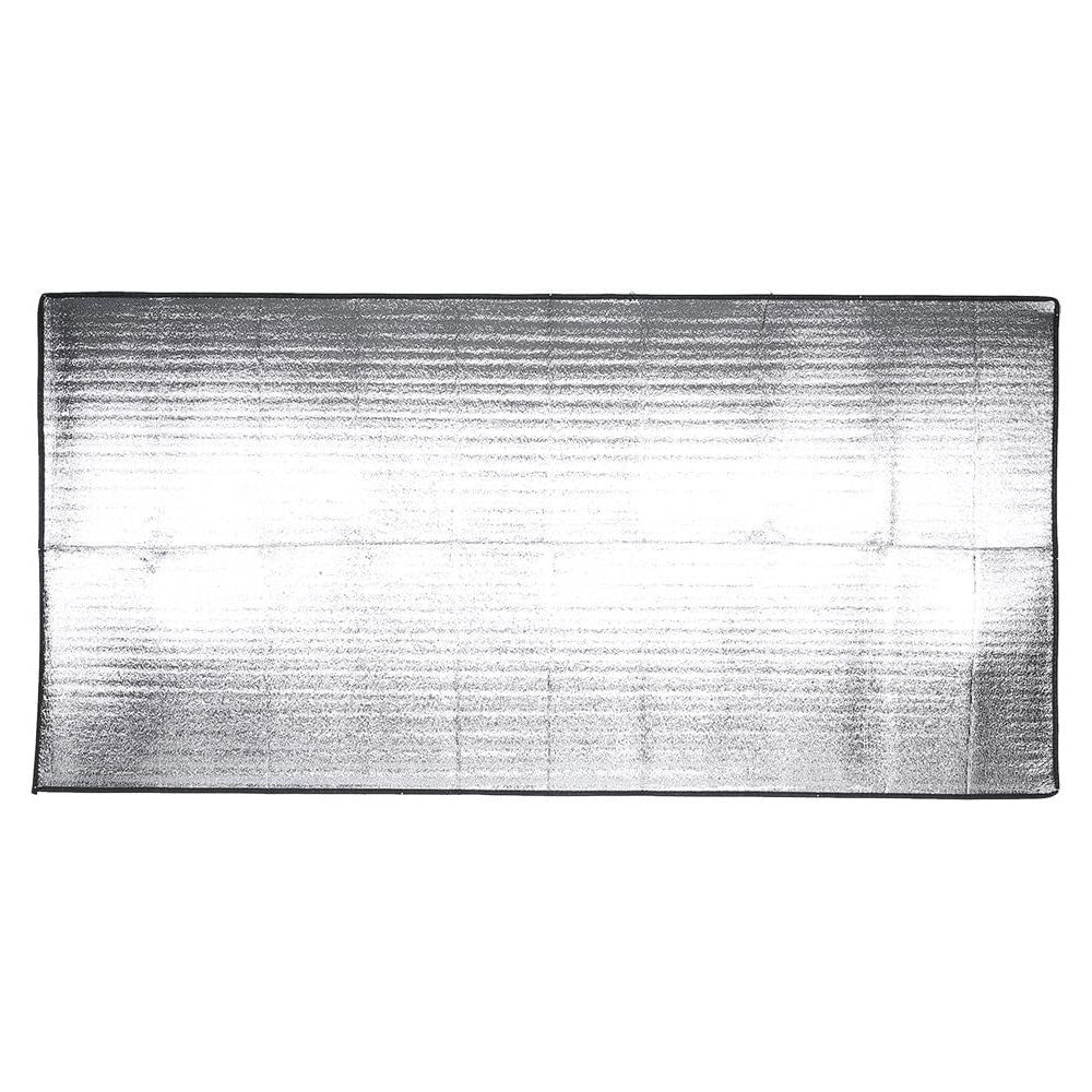 Trade Shop - Stuoia Per Spiaggia Mare Picnic 168x90cm Doppia Lamina In Alluminio Avvolgibile -