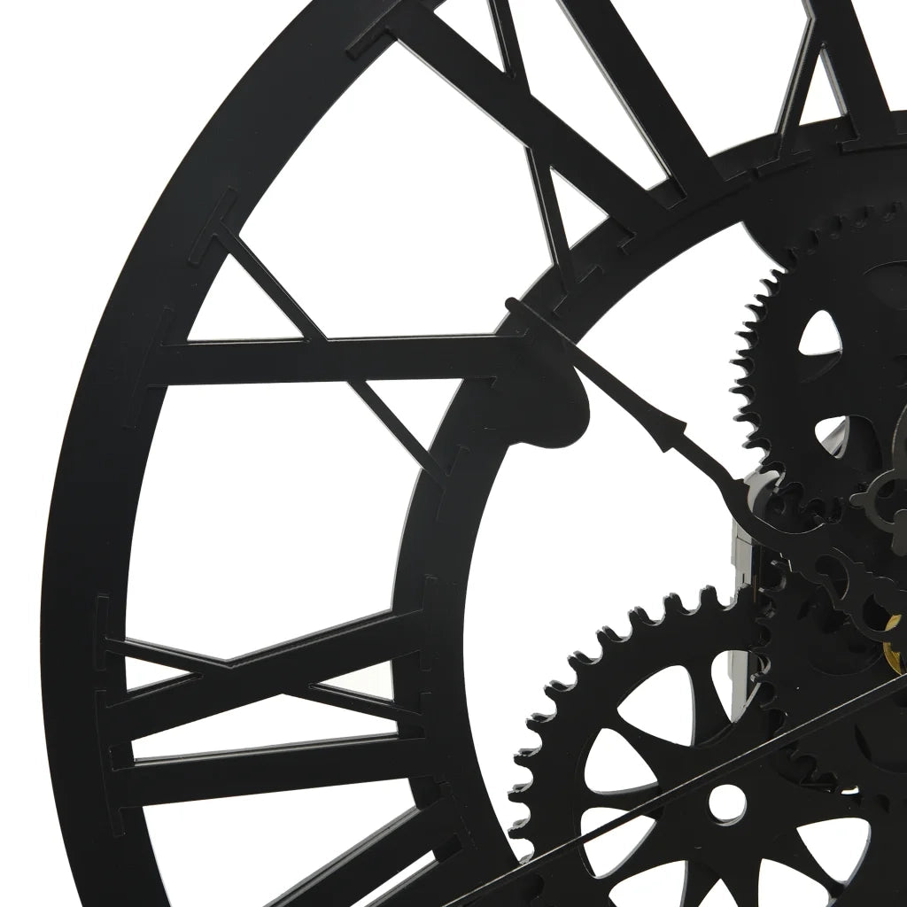 Orologio da Parete Nero 30 cm Acrilico 325168