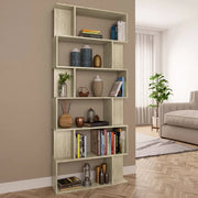 Libreria/Divisorio Rovere Sonoma 80x24x192 cm Legno Ingegnerizzato 800093
