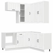 Unità Cucina LUCCA 8 pcs Bianco Legno ingegnerizzato 3438401