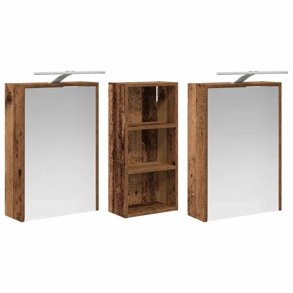 Set di Armadi da Bagno 3 pcs 116 x 16 x 62,5 cm 3403822