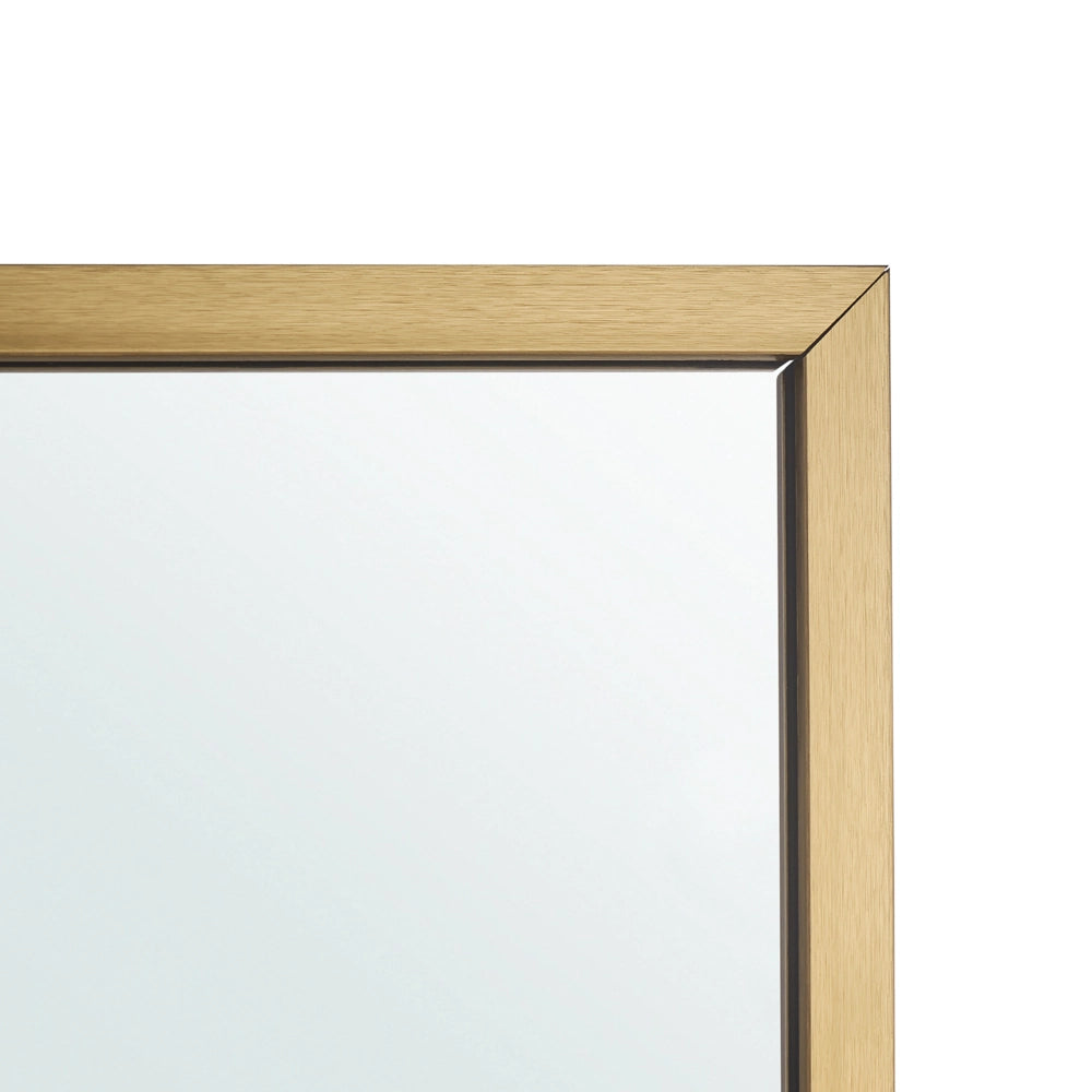 Specchio da terra con cornice dorato 40 x 140 cm in stile moderno