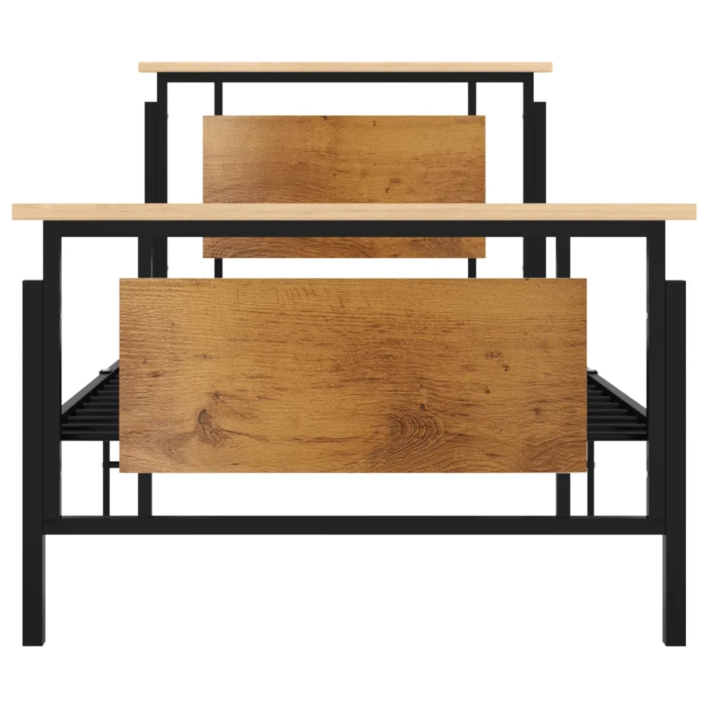 Letto singolo | Letto per adulti | Giroletto in Metallo 90x200 cm