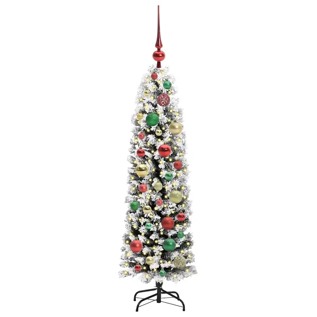 Albero di Natale artificiale con 150 LED Verde 120 cm 3395004