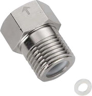 Valvola di ritorno 1/2" maschile a femminile - Valvola di prevenzione del ritorno - Tubo di scarico del water - Acciaio inossidabile 304
