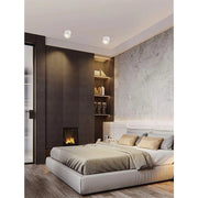 Trade Shop - Faretto Led A Superficie Orientabile 7w Luce Naturale Fredda Calda Bianco F-7w-b - -bianco Caldo      -