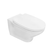 Sanitari sospesi serie GELSO: vaso, bidet, copriwater soft-close - Bianco Lucido