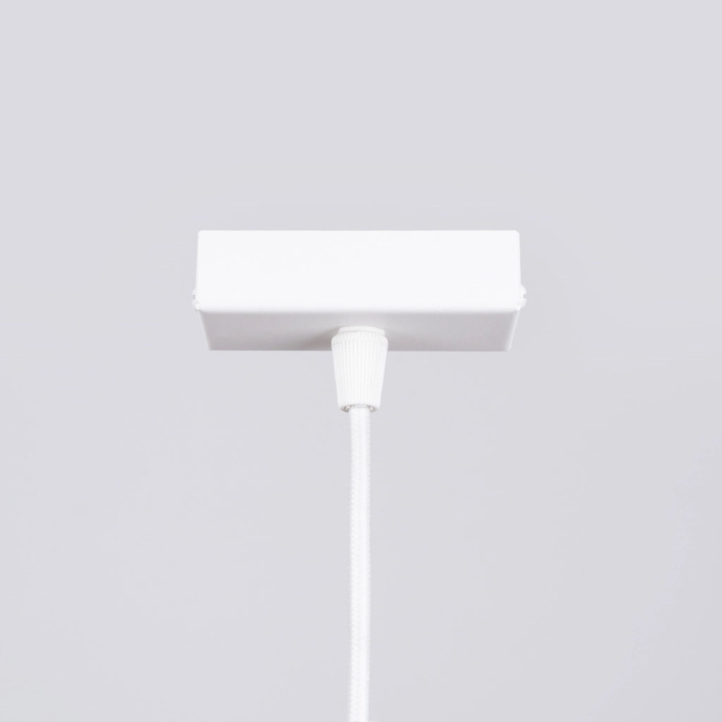 Lampada a sospensione rettangolare bianca ISKRON G13 8,5W