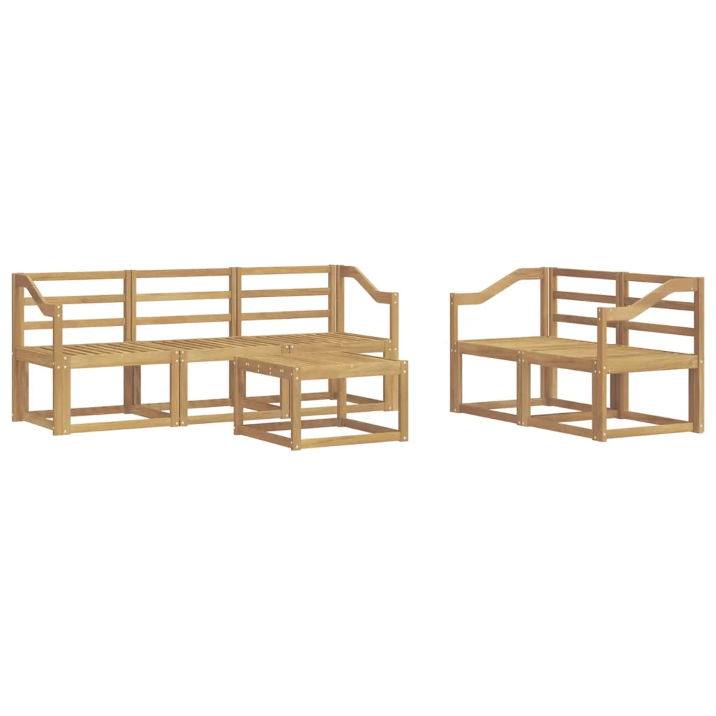 Set di divani da esterno 6 pcs Bianco 59 x 59 x 37 cm 3387258
